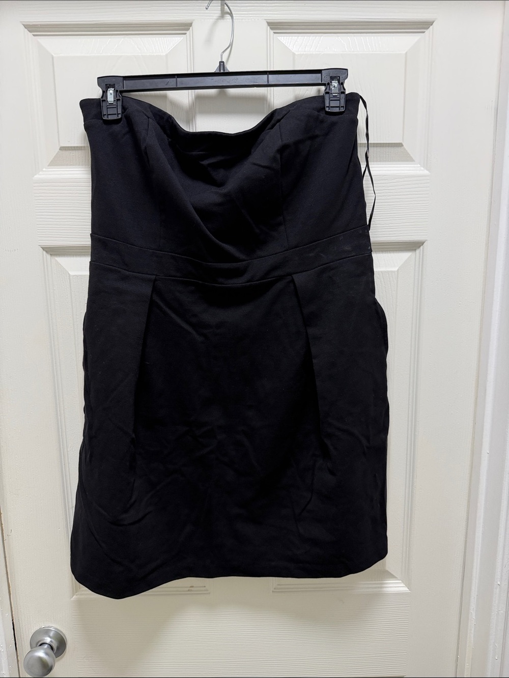 INC International Concepts Black Strapless Mini Skirt